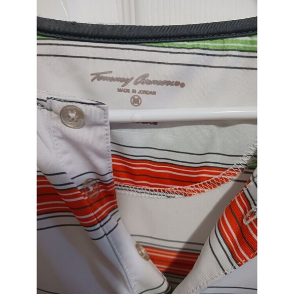 Tommy Armour Mens Dri-Logic Golf Short Sleeve Polo No Collar Shirts Med Lot Of 2 - Picture 8 of 9